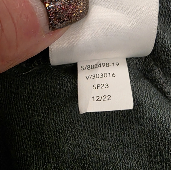 Athleta Balance Wrap Cardigan in Dark Loden Green Size Medium EUC - Picture 6 of 10